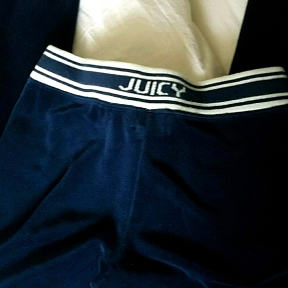 Juicy Couture Pants - Juicy Couture Logo Band Velour Pants S